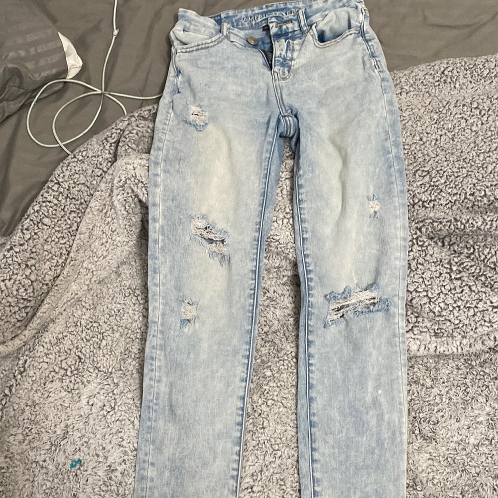 Light blue jeans